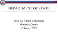 DEPARTMENT OF STATE PowerPoint PPT Presentation