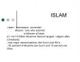 ISLAM PowerPoint PPT Presentation