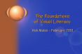 The Foundations of Visual Literacy PowerPoint PPT Presentation