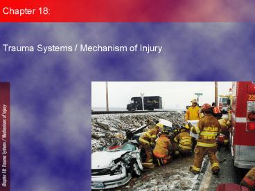 Trauma Systems Mechanism of Injury