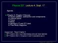 Physics 207, Lecture 4, Sept. 17 PowerPoint PPT Presentation