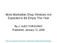 More%20Manhattan%20Shop%20Windows%20Are%20Expected%20to%20Be%20Empty%20This%20Year PowerPoint PPT Presentation