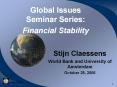 Global Issues Seminar Series: Financial Stability PowerPoint PPT Presentation