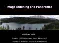 Image Stitching and Panoramas PowerPoint PPT Presentation