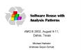 Software Reuse with Analysis Patterns PowerPoint PPT Presentation
