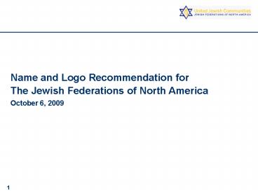 Name and Logo Recommendation for