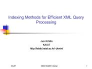 Indexing Methods for Efficient XML Query Processing