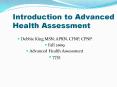 Introduction to Advanced Health Assessment PowerPoint PPT Presentation