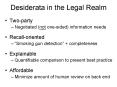 Desiderata in the Legal Realm PowerPoint PPT Presentation