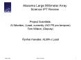 Atacama Large Millimeter Array Science IPT Review PowerPoint PPT Presentation