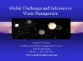 Global Challenges and Solutions in Waste Management PowerPoint PPT Presentation