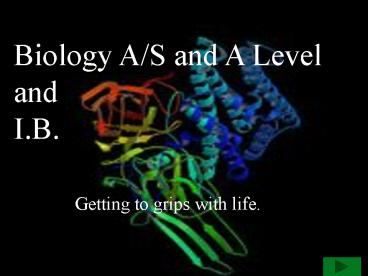 Biology AS and A Level and