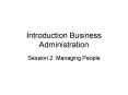 Introduction Business Administration PowerPoint PPT Presentation