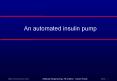 An automated insulin pump PowerPoint PPT Presentation