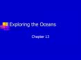 Exploring the Oceans PowerPoint PPT Presentation