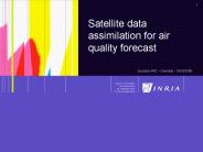 Satellite data assimilation for air quality forecast