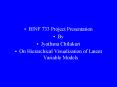 BINF 733 Project Presentation PowerPoint PPT Presentation