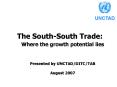 The South-South Trade: PowerPoint PPT Presentation