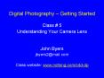 Digital Photography Getting Started PowerPoint PPT Presentation