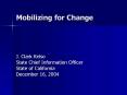 Mobilizing for Change PowerPoint PPT Presentation