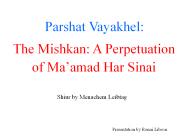 Parshat Vayakhel: