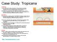 Case Study: Tropicana PowerPoint PPT Presentation