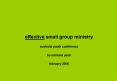 effective small group ministry PowerPoint PPT Presentation