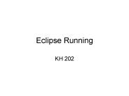Eclipse Running