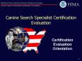 Canine Search Specialist Certification Evaluation PowerPoint PPT Presentation
