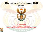 Division of Revenue Bill