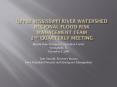 Upper Mississippi River Watershed Regional Flood Risk Management Team 2nd Quarterly Meeting PowerPoint PPT Presentation