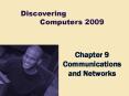 Chapter 9 Communications and Networks PowerPoint PPT Presentation