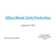 DZero Monte Carlo Production
