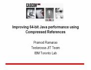 Improving 64-bit Java performance using Compressed References