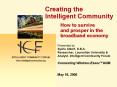 Creating the Intelligent Community PowerPoint PPT Presentation