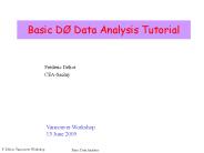 Basic D Data Analysis Tutorial