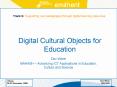Digital Cultural Objects for Education PowerPoint PPT Presentation
