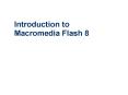 Introduction to Macromedia Flash 8 PowerPoint PPT Presentation