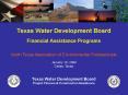 Texas Water Development Board Project Finance PowerPoint PPT Presentation