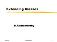 Extending Classes