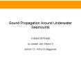 Sound Propagation Around Underwater Seamounts PowerPoint PPT Presentation