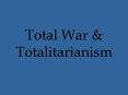 Total War PowerPoint PPT Presentation
