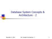 Database System Concepts