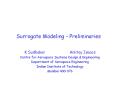 Surrogate Modeling Preliminaries PowerPoint PPT Presentation