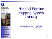 National Pipeline Mapping System (NPMS)