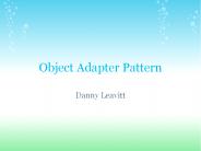 Object Adapter Pattern