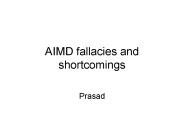 AIMD fallacies and shortcomings