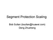 Segment Protection Scaling
