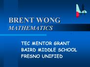 BRENT WONG MATHEMATICS