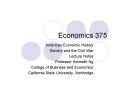 Economics 375 PowerPoint PPT Presentation